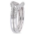 thumbnail image 3 of Everly Women's Diamond 10k White Gold Wedding Ring, 3 of 7