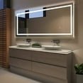 thumbnail image 2 of Better Homes Rectangle LED Full-Length Mirror Standing Mirror 63"x20",White, 2 of 7