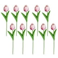 thumbnail image 6 of Darzheoy 10Pcs Artificial Tulip Real Touch Fake Flowers 13.5" for Mother's Day Easter Valentine’s Day Gifts in Bulk Home Kitchen Wedding Decorations, 6 of 7