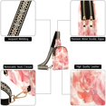 thumbnail image 5 of Stylish Leather Crossbody Bag 8.46x5.9x2.16In Easy To Carry Multi-Purpose Travel Hiking Shopping Fashion Bag Pink Roses Seamless, 5 of 7
