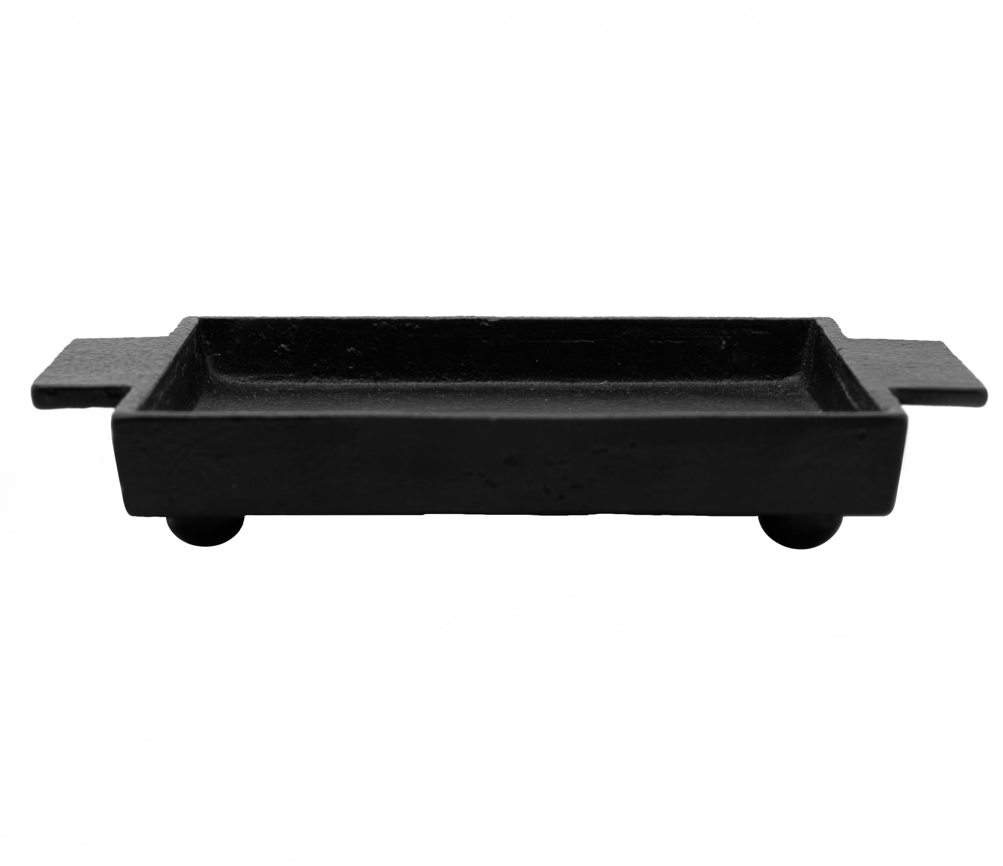 Better Homes & Gardens Black Cast Iron Tray Candleholder Plate, 5"