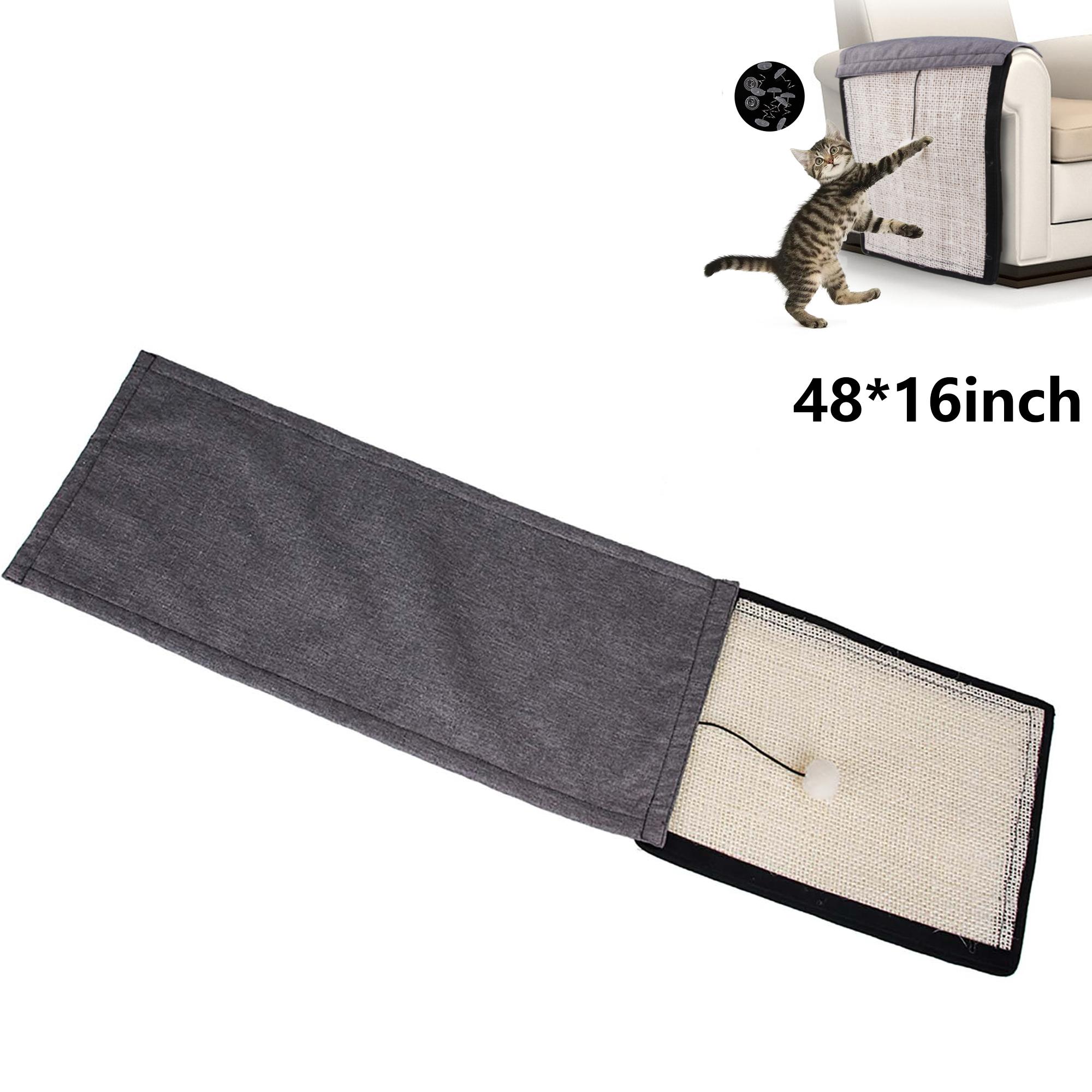 Htovila Large Cat Scratcher for Indoor Cats Scratcher Cardboard with