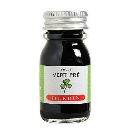Herbin Fountain Pen Ink - 10ml Bottle - Vert Pre