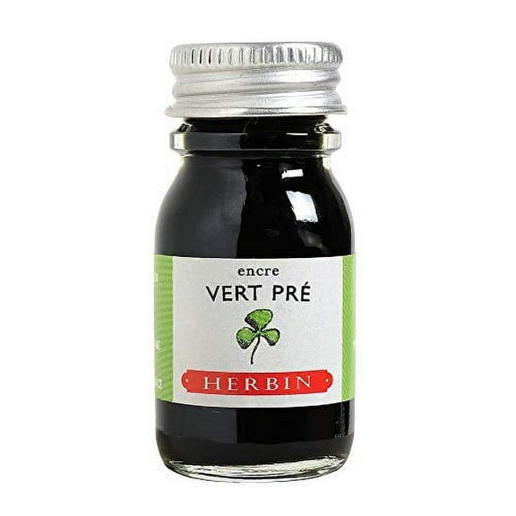 Herbin Fountain Pen Ink - 10ml Bottle - Vert Pre