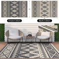 thumbnail image 2 of OLANLY Waterproof Outdoor Rug 5x8 ft, Reversible Plastic Straw Patio Camping Rugs, Large Foldable Outdoor Carpet Deck Rugs for Patio, RV, O, 2 of 8