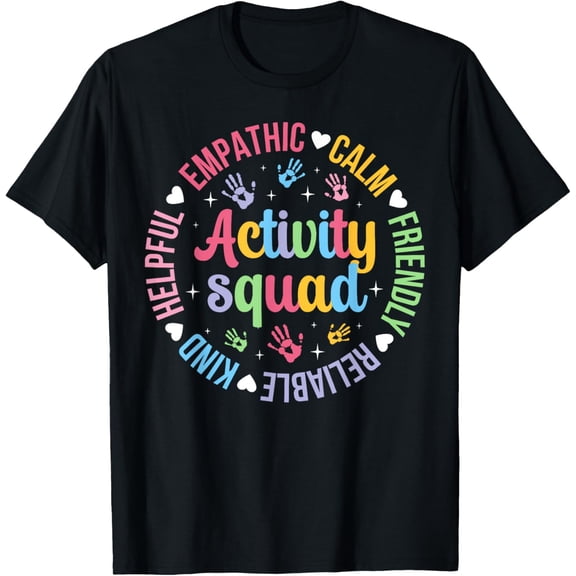 Playful Comfort Tee - Activity Squad Appreciation Circle Activity Director Team T-Shirt