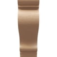 thumbnail image 2 of 9"W x 18"D x 27"H Classic Scroll Rough Cedar Woodgrain TimberThane Corbel, Primed Tan, 2 of 6