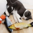 thumbnail image 1 of Flmtop Jouet de Simulation de Poisson Saut Électrique pour Chat, Chaton, Recharge USB, Fournitures pour Animaux, 1 of 9