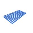 Premium 100ft Blue & White Gingham Plastic Tablecloth Roll, 40in wide