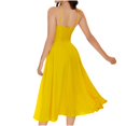 thumbnail image 4 of FcBaudy Camisole Sans Manches Robe Col en V, Robes d'Été pour Femmes, Robes de Mode pour Femmes Robe à Bretelles Colorées Col en V Robe pour Femmes, 4 of 4
