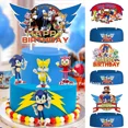 thumbnail image 2 of Decoración para fiesta de feliz cumpleaños, Sonic the Hedgehog, adorno para tarta, suministros para fiesta de baby shower, vajilla de papel de Sonic, decoración para tartas, regalo, 2 of 5