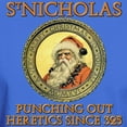 thumbnail image 3 of CafePress - SANTA PUNCHES HERETICS Dark T Shirt - Men's Classic Graphic Cotton T-Shirt, 3 of 4