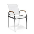 thumbnail image 2 of Homestyles Aruba Chaise d'Extérieur Rembourrée Blanc Cassé Paire, 2 of 3