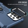 thumbnail image 6 of for Samsung Galaxy S23 Ultra Case with Metal Ring Kickstand for Women & Men, Heavy-Duty Protection Shockproof Bumper Cover Case for Samsung Galaxy S23 Ultra TY Blue, 6 of 18
