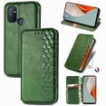 thumbnail image 1 of Case for OnePlus Nord N100 Flip Cover Wallet Flip Cover Magnetic Protective - Green, 1 of 5