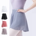 thumbnail image 4 of Womens Sheer Ballet Skirt Adjustable Waist Ties Dance Gymnastic Over Scarf Dance Short Wrap Skirt Tutus for Leotards, 4 of 9