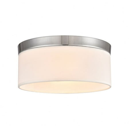 

2 Light Flush Mount-Chrome Finish Bailey Street Home 227-Bel-4546380
