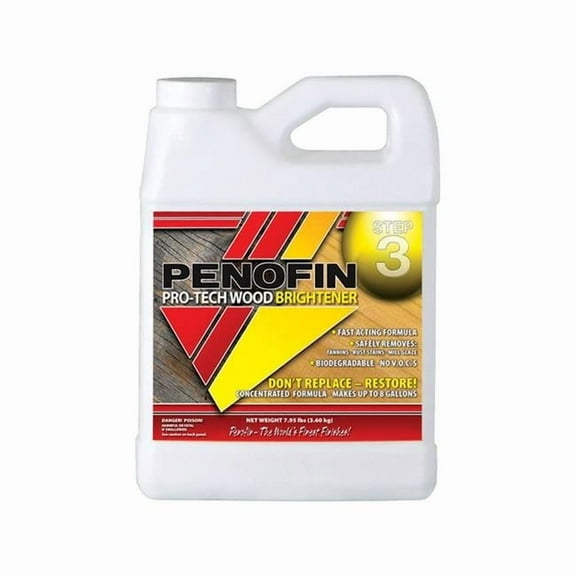Penofin 1 qt Pro-Tech Brightner Wood Cleaner - Pack of 6