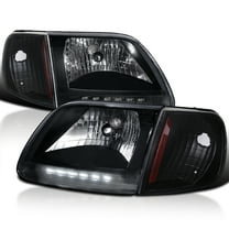 Spec-D Tuning Led Head Lights   Corner Lights Turn Signal Lamp Comopatible with 1997-2003 Ford F150 Left   Right Pair