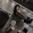 thumbnail image 1 of MEXZT-Mini vestido de punto con capucha para mujer, ropa de calle, suéter, una línea, Vestidos coreanos, cintura alta, Delgado, Casual, invierno, sólido, nuevo, 1 of 5
