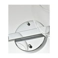 thumbnail image 4 of Living District Rogelio 2-Light Iron & Glass Bath Sconce in Chrome/Clear, 4 of 5