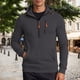 thumbnail image 1 of WILLBEST Sudaderas para Hombre, Sudadera con Capucha y Cremallera, Chaqueta Informal con Bolsillos Delanteros, Ropa Deportiva De Manga Larga para Gimnasio, Correr Al Aire Libre Grande, 1 of 3