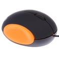 thumbnail image 5 of Ratón óptico con cable Baoblaze de dibujos de moda para portátil negro y naranja, 5 of 5