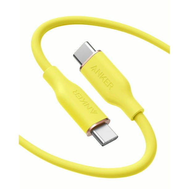 Cable USB C Anker de carga rápida de 100 W para iPhone 16 Macbook