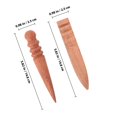 thumbnail image 2 of HONMEET 2Pcs Wood Burnisher Tools Handicraft Burnishing Tool for DIY Projects Professionals, 2 of 5