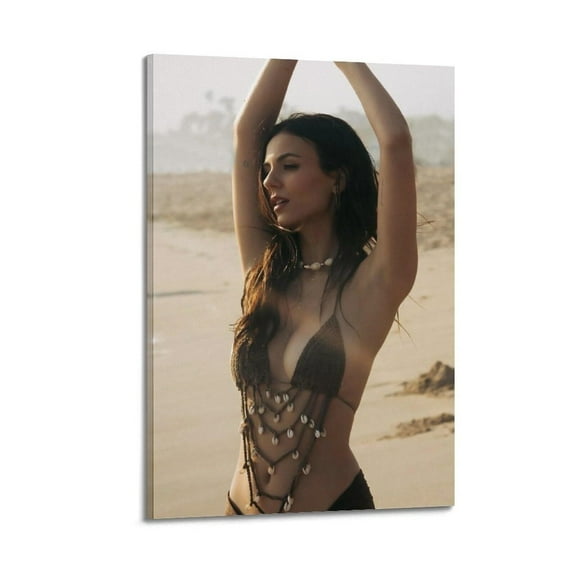 Victoria Justice Charming Poster Posters Aesthetic Canvas Posters Room Bedroom Decorative Decor Wall Art Office Home Decor