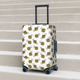 thumbnail image 5 of Yiaed Cute Little Bee Print Travel Luggage Cover Suitcase Protector Fits 18-32 Inch Luggage Wheel Covers Patterned Elastic Luggage Anti-scratch（No luggage）（No luggage）-, 5 of 5