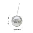 thumbnail image 3 of Floleo 1970S Disco Ball 20 Oz Drink Tumbler With Straw,For Metallic Shiny Foil Colored Graduation Wedding Anniversary New Years Eve Party Sipper Cups Tableware, 3 of 9