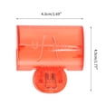 thumbnail image 2 of Unique Bargains 4 Pcs Square Toothbrush Covers for Travel Plastic Grey Green Red Yellow, 2 of 5
