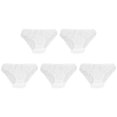 thumbnail image 2 of 5 uds ropa interior desechable para mujer, bragas desechables cómodas de seda helada para mujer, maternidad, seda helada, XL, 2 of 5