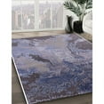 thumbnail image 3 of Ahgly Company Machine Washable Indoor Rectangle Industrial Modern Grape Purple Area Rugs, 2' x 4', 3 of 7