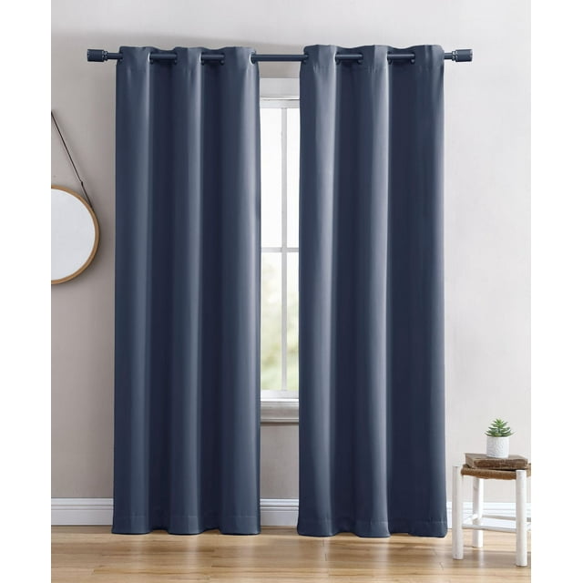Solid Blackout Grommet Window Panel