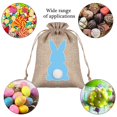 thumbnail image 5 of Bolsas de regalo con cordón de conejito de Pascua YONGSHENG 24 Uds. organizador de envoltura de conejo lindo, 5 of 5