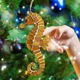 thumbnail image 6 of HHBEAUTY Marine Animals Christmas Tree Ornament,Sea Glass Christmas Tree Decorations,2025 New Seahorse Handmade Sea Glass Christmas Tree Decor,Christmas Pendants Decor with Rope,for Sea Lovers, 6 of 9