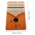 thumbnail image 2 of BESTYASH Kalimba Thumb Piano Bulk Synthetic Material Assorted Color 1 Set, 2 of 5