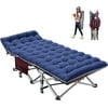 Red Bed w/Navy Cotton Mat