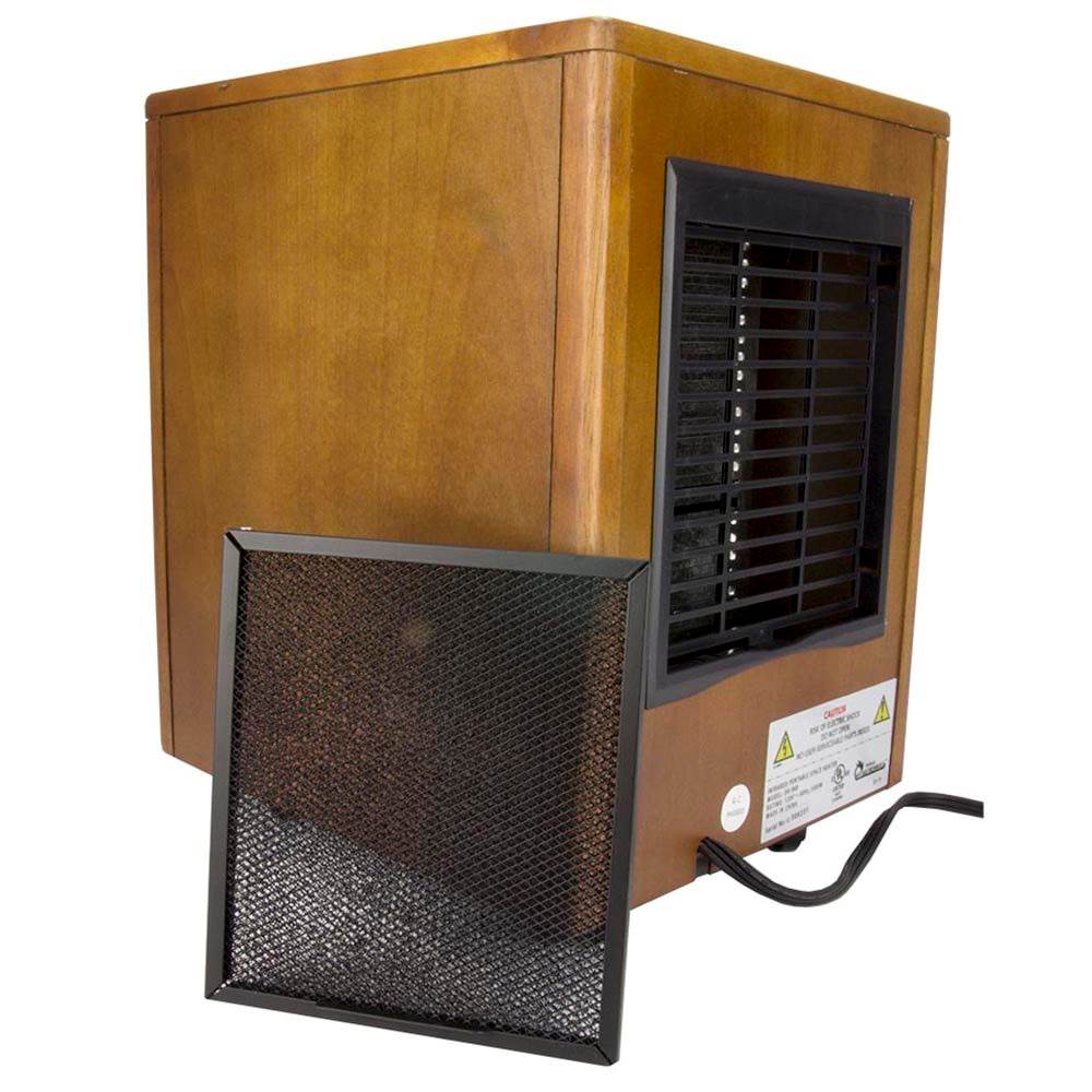 Dr. Infrared Heater DR-968 Electric Portable Infrared Space Heater, 1500-Watt, Cherry - image 4 of 8