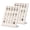Beige, variant on Ring Display Stand, Velvet Ring Holder, 50 Slots Rings Organizer Jewelry Display Tray, L-Shaped Jewelry Organizer Stand for Rings Earrings Selling (Black 1Pcs)