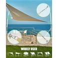 thumbnail image 2 of Sun Shade Sail Hardware Kit: Triangle Rectangle Shade Sail Hardware Kit Heavy Duty, M6 Turnbuckles for Shade Sail Pad Eye Sun Shade Hooks, Garden Sun Shade Sail Canopy Hardware Installation Kit B, 2 of 5