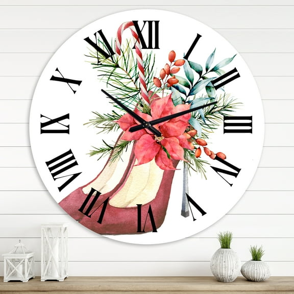 Designart 1 in Quartz Traditional Wall Clock