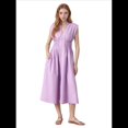 thumbnail image 2 of Vestido Casual de Verano para Mujer, Color Polvo, Talla M, 2 of 8
