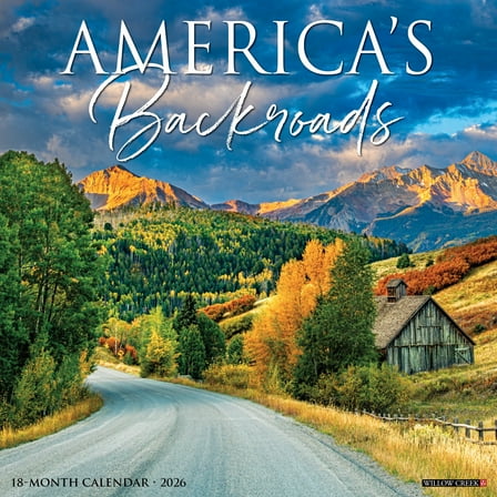 America's Backroads 2026 Wall Calendar