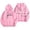 Pink, variant on Tanghaowl Sweatshirts for Women Loose Fit Word Graphic Vintage Hoodie Trendy Preppy Clothes Long Sleeve Sweatshirt Tops Green XXL
