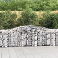 thumbnail image 1 of vidaXL Arched Gabion Baskets 15 pcs 400x50x80/100 cm Galvanised Iron, 1 of 1