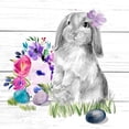 thumbnail image 2 of Parker, Jennifer Paxton 15x15 Gold Ornate Wood Framed with Double Matting Museum Art Print Titled - Bright Easter Bouquet II, 2 of 4