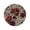 A Leopard Print With Roses Pattern, variant on Round Premium Polyester Tablecloth Round Table Cloth Cover For Kitchen And Dining Room Japanese Kimono Style